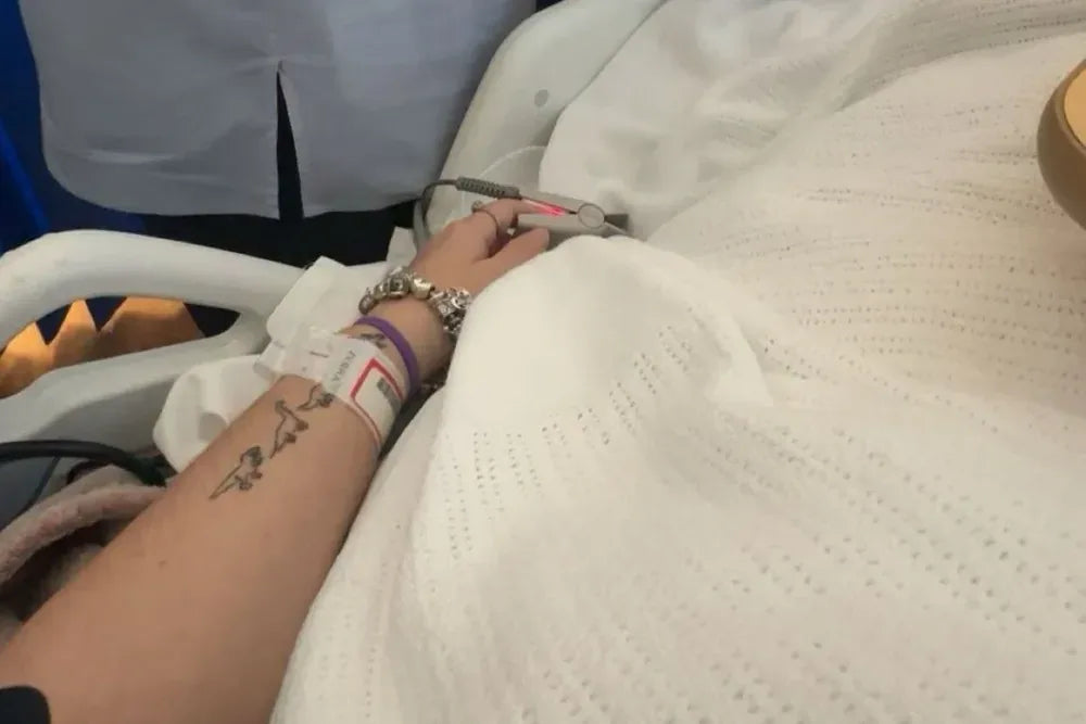 Hospital bed after another endo surgery
